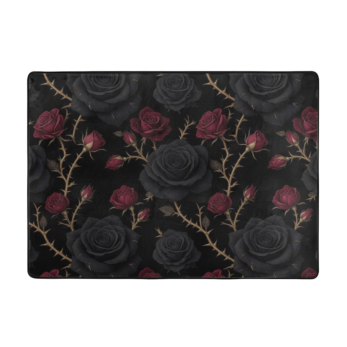 Noir Rose — Large area rug