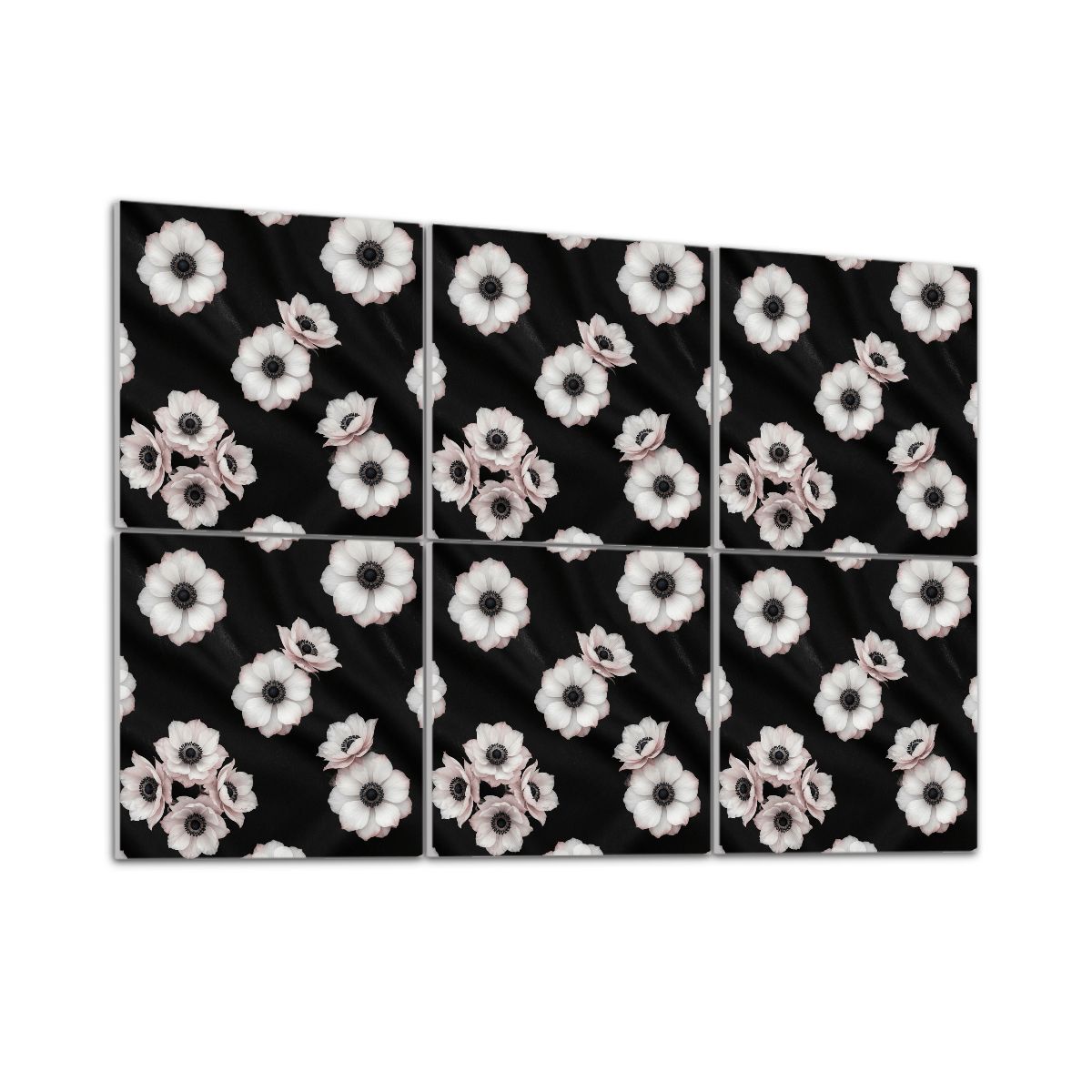 6 Panels Sound Absorbing Wall Art 46anemonyv2aop
