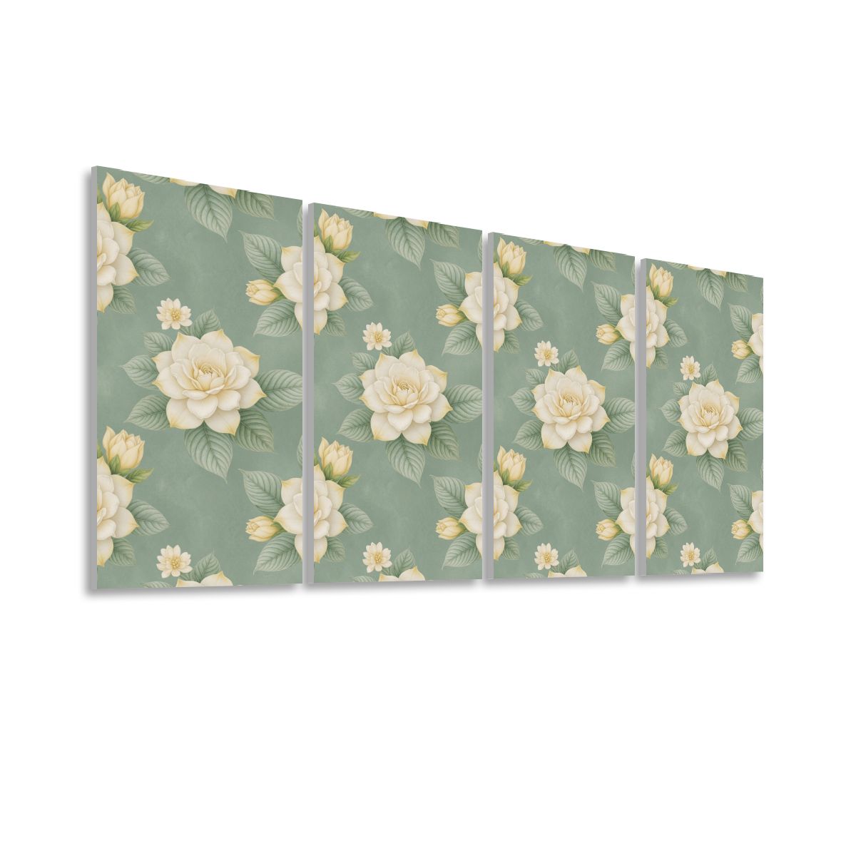4 Panels Sound Absorbing Wall Art 43gardeniev2aop