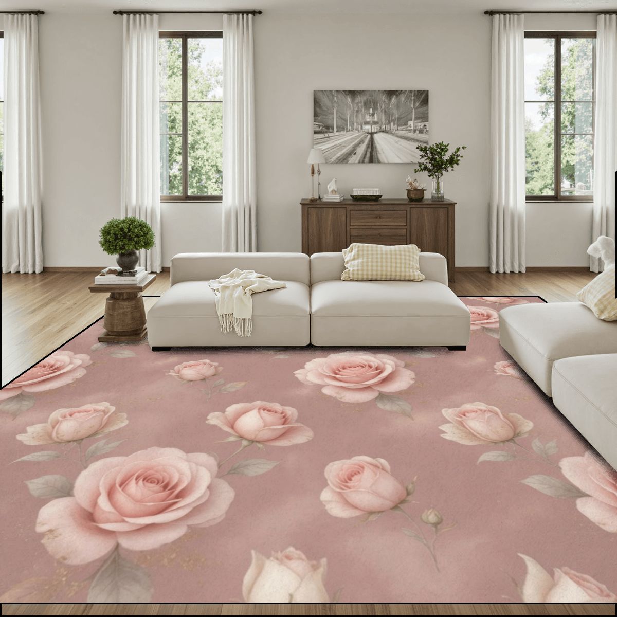 Roze Blush — Large area rug