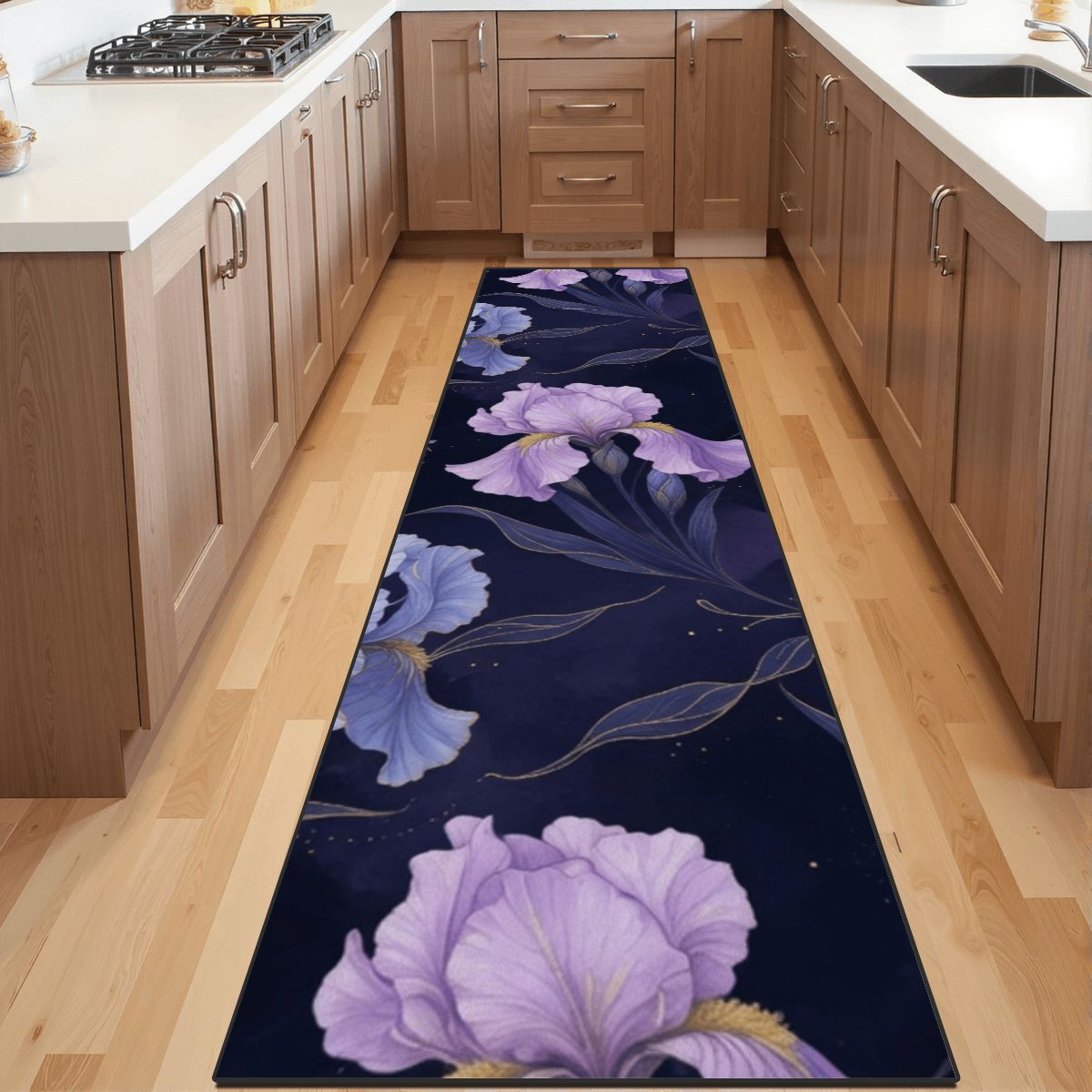 Runner Rug 24"x96" 13irysyindigoaop