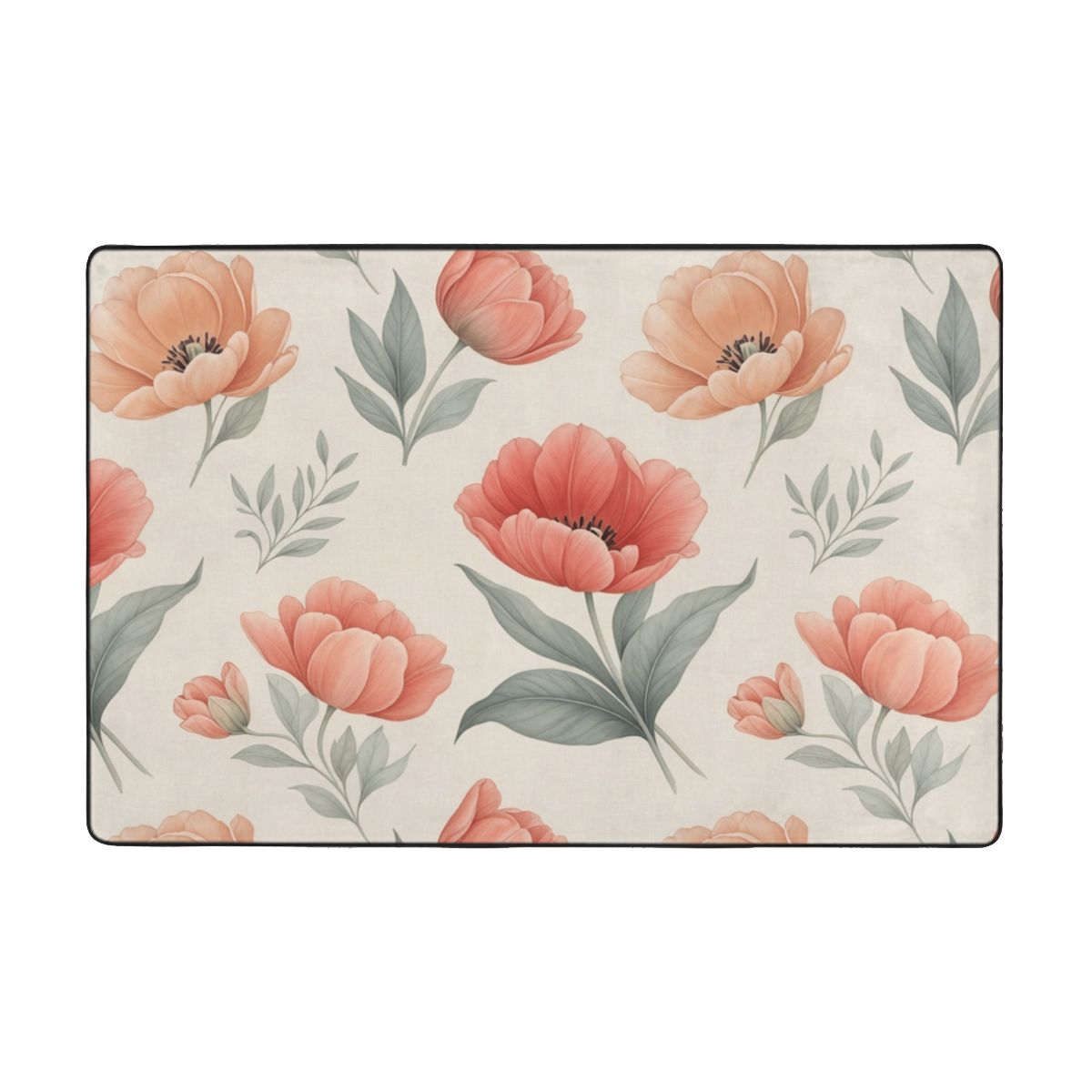Tulipany Peach — Non-slip rug