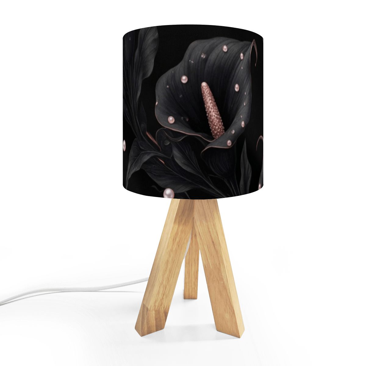Kalie Noir — Lampa stołowa na trójnogu