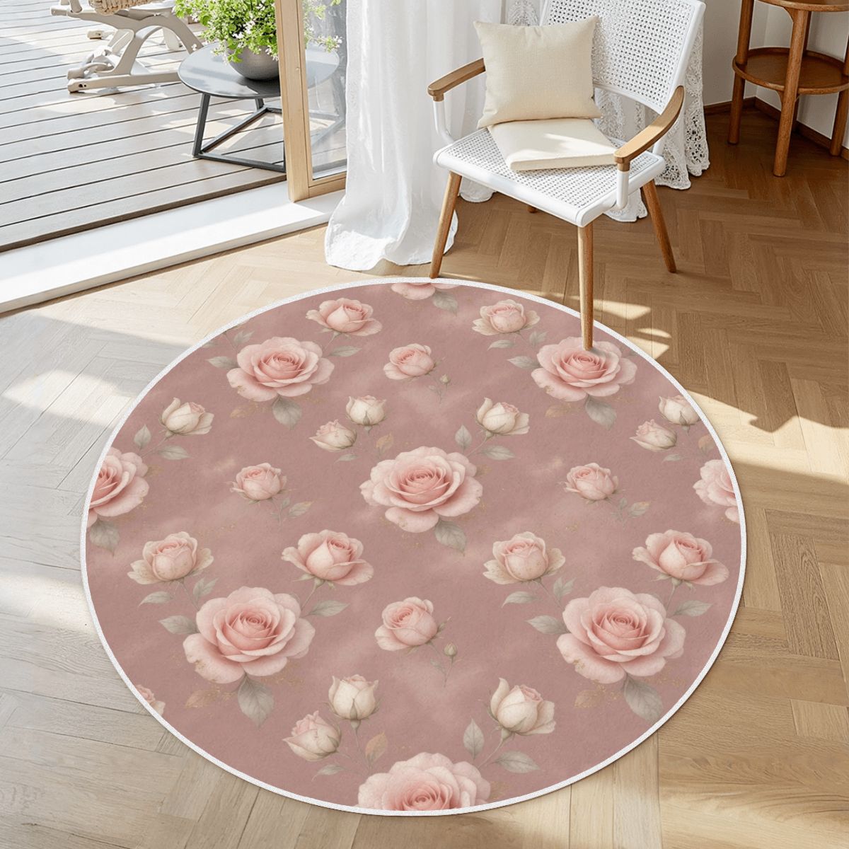 Roze Blush — Round rug