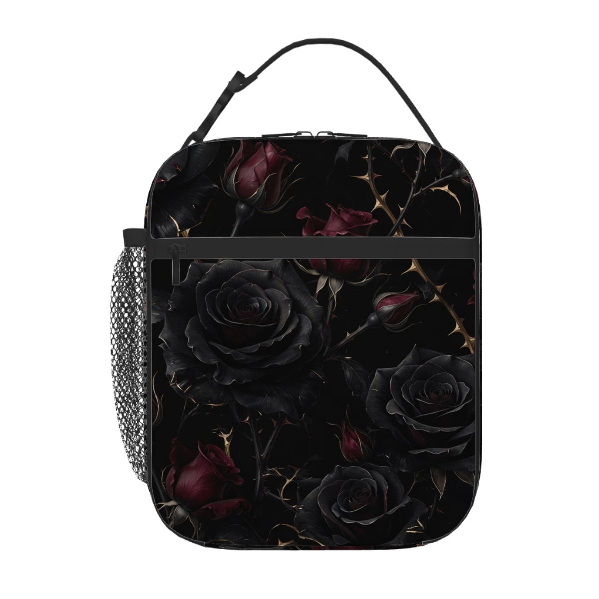 Noir Rose — Insulated lunch bag