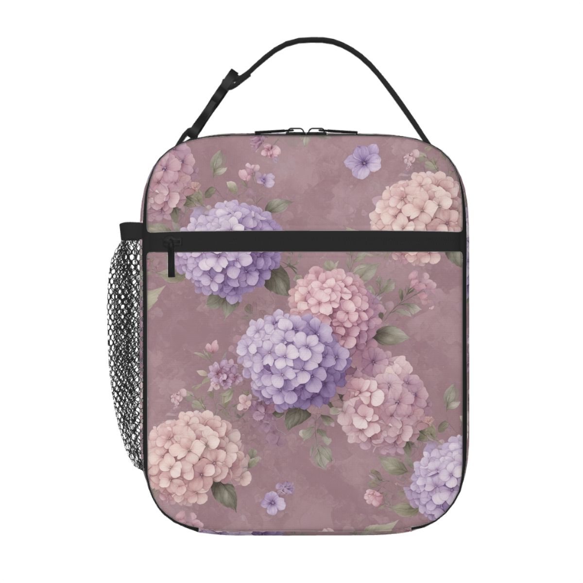 Hortensje Lawenda Ao — Insulated lunch bag