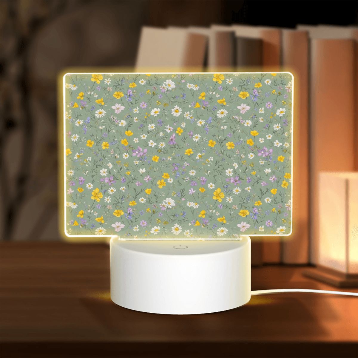 Rectangular Acrylic Night Light 24lackaszalwiaaop
