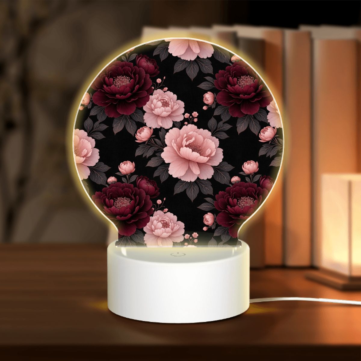 Peonie Garden — Lampka nocna