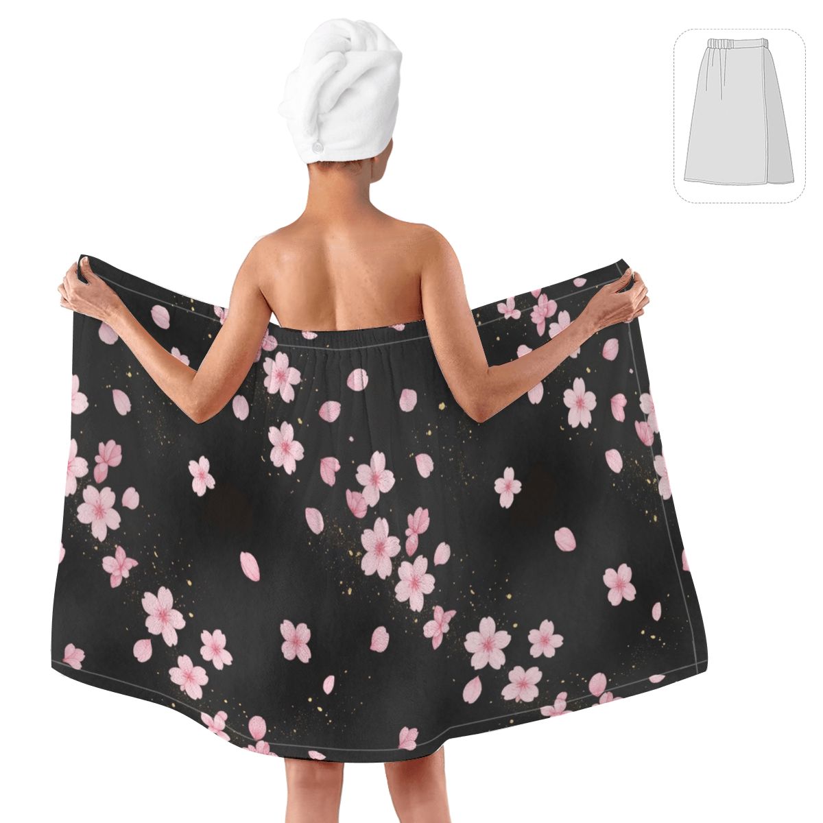 Wrap Towel for Women 06sakuradustaop