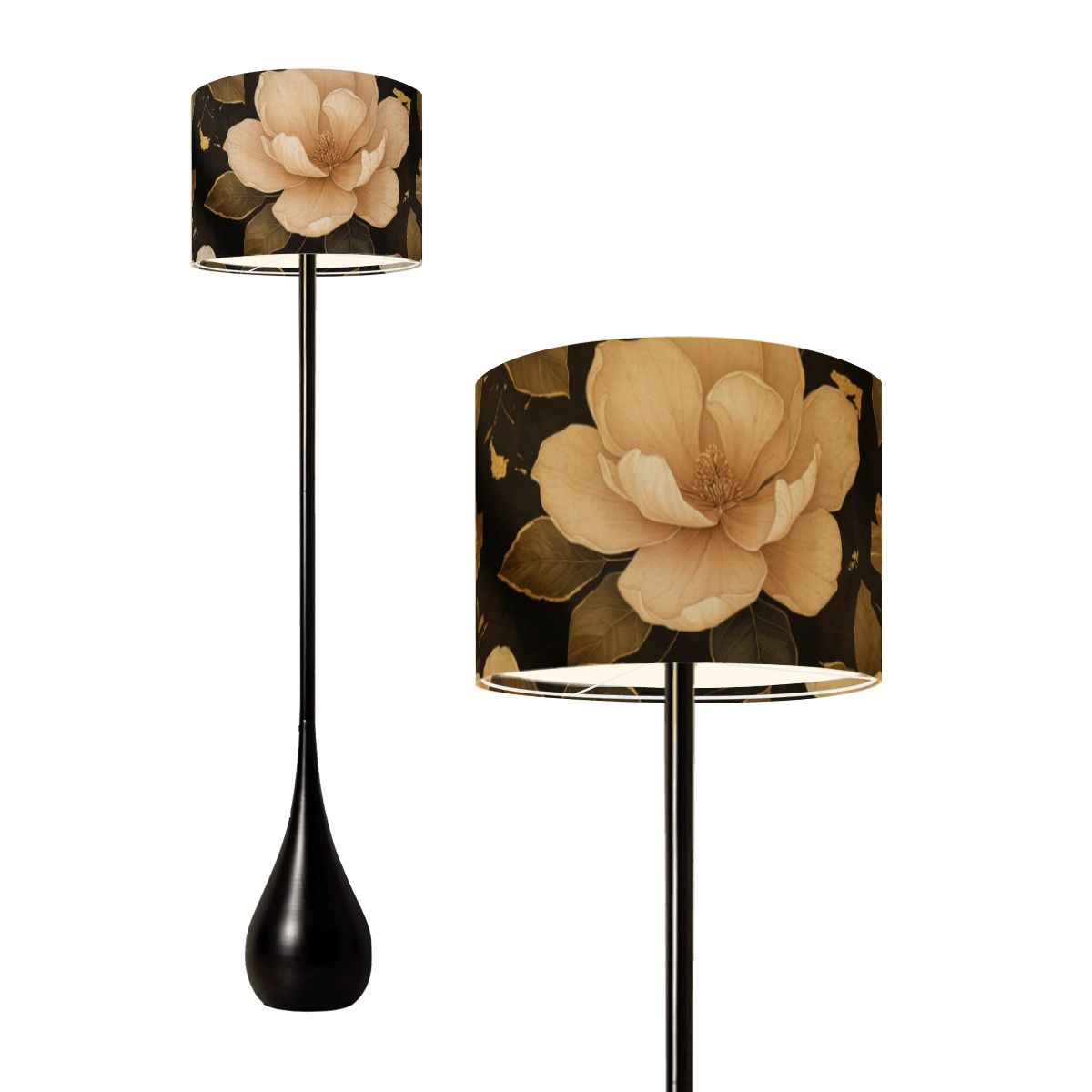 Magnolie Luxe — Lampa podłogowa kropla
