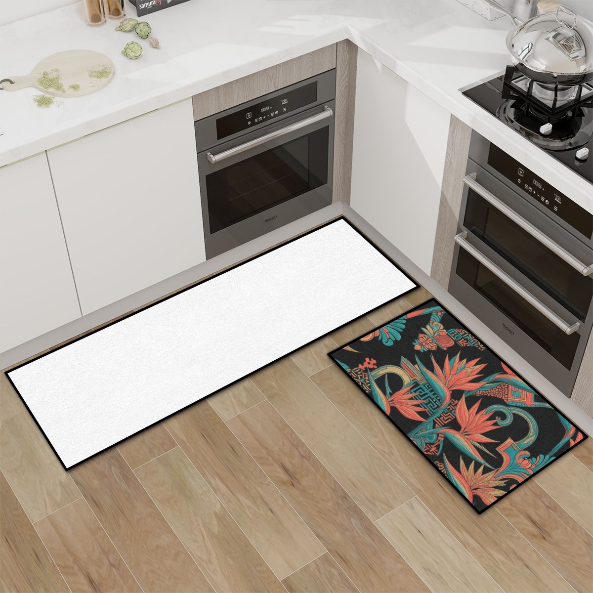 Rajski Ptak — Kitchen rug set