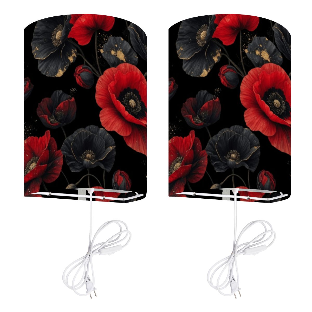 Plugin Wall Sconces Set of Two 42makiv2aop