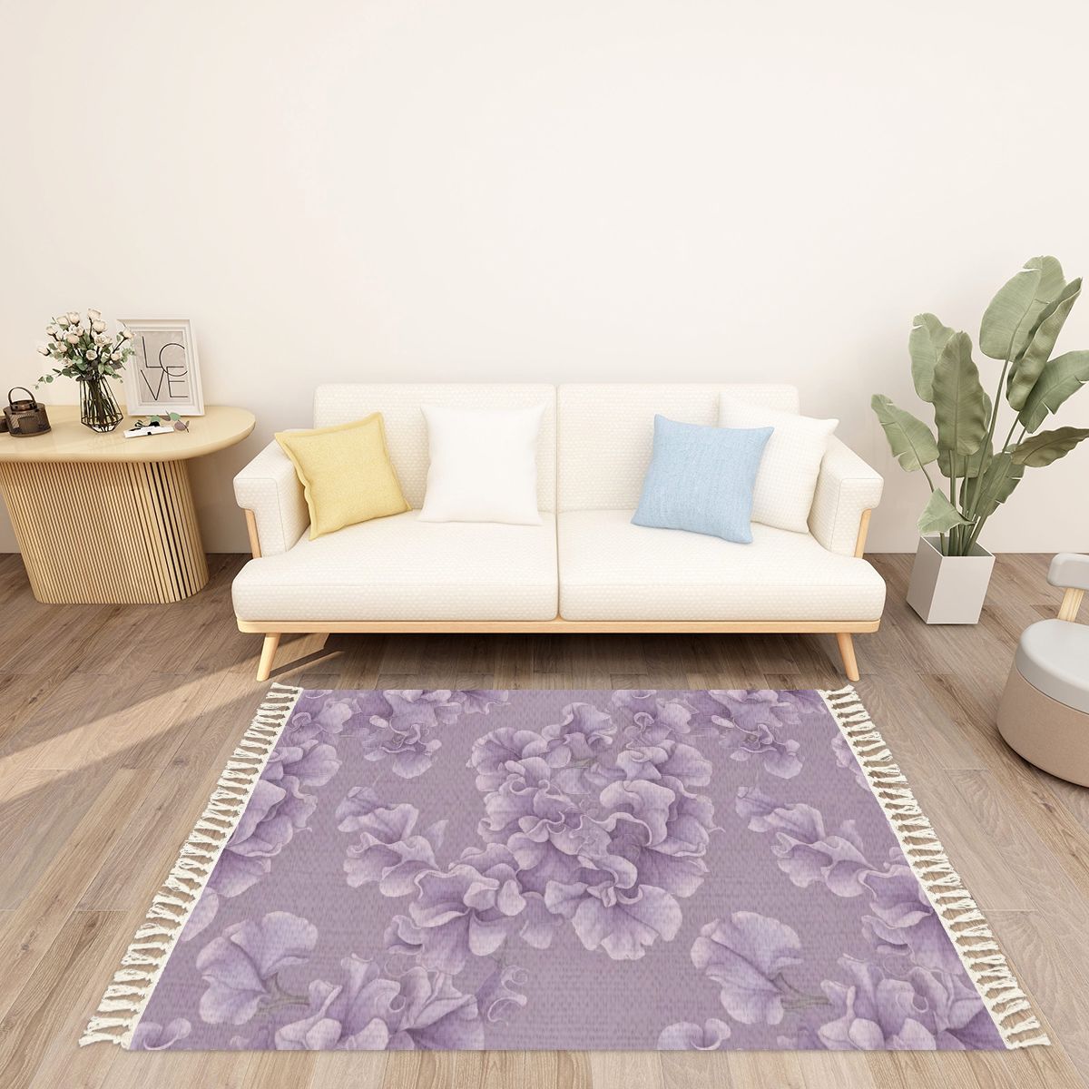Groszek — Rug with tassels