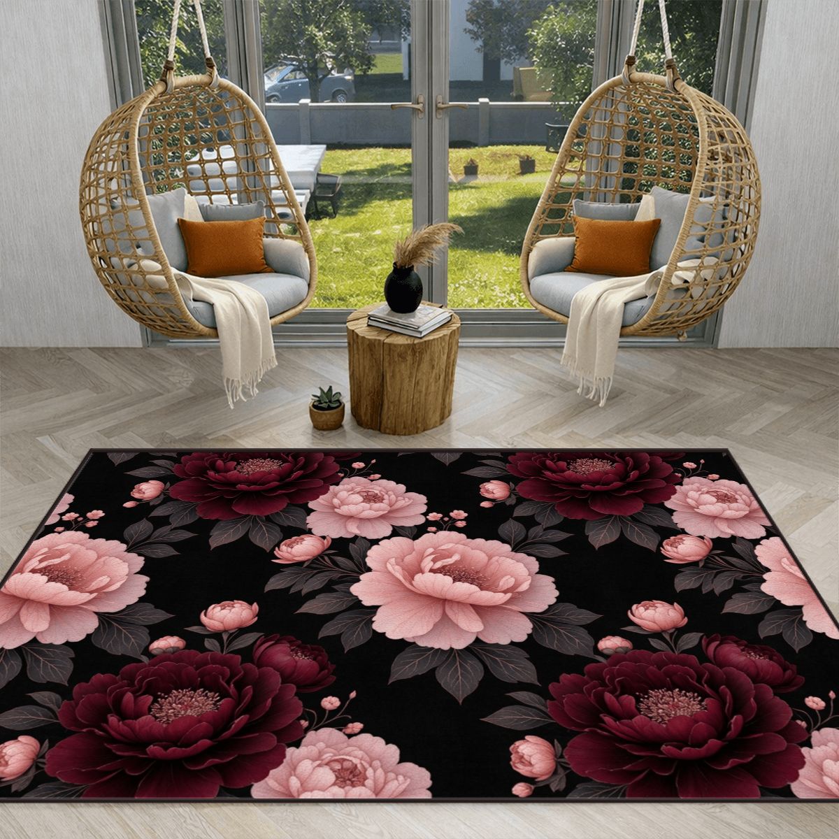 Peonie Garden — Large area rug