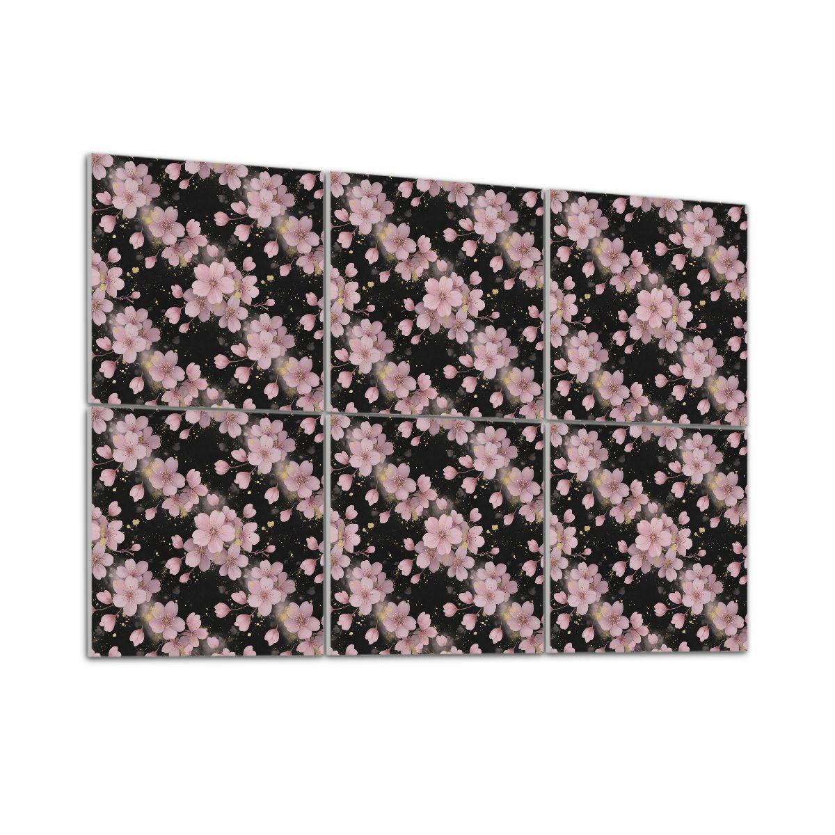 6 Panels Sound Absorbing Wall Art 32sakuragestaaop