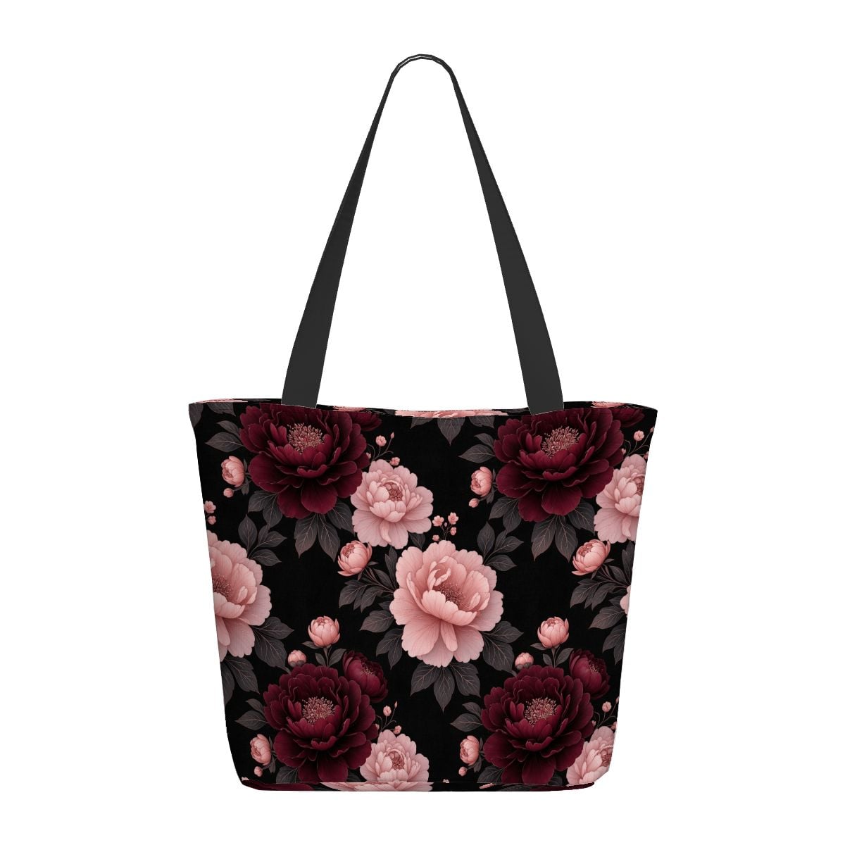 Women Shopping Bags (MultiSided Design) 01peoniegardenaop