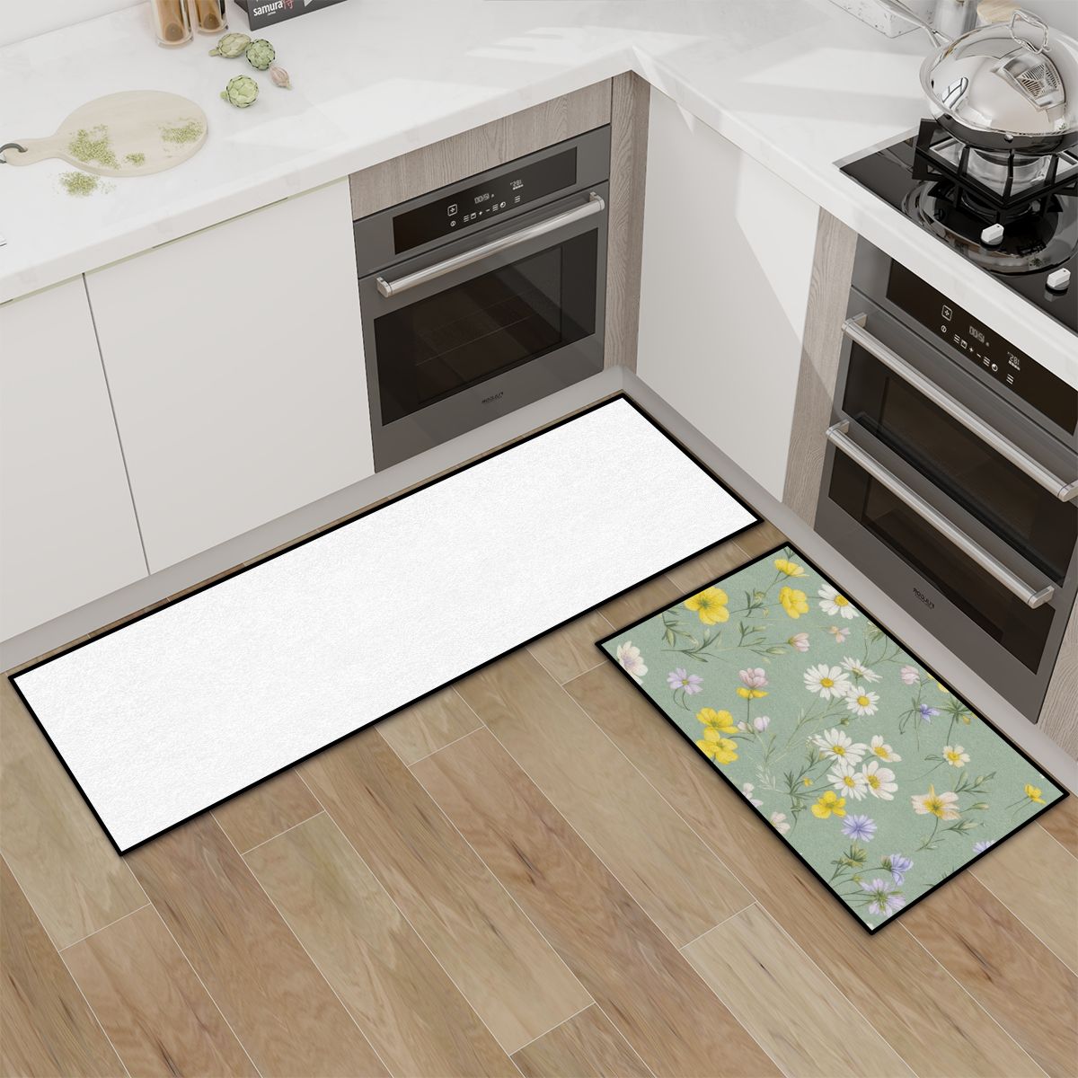 Lacka — Kitchen rug set