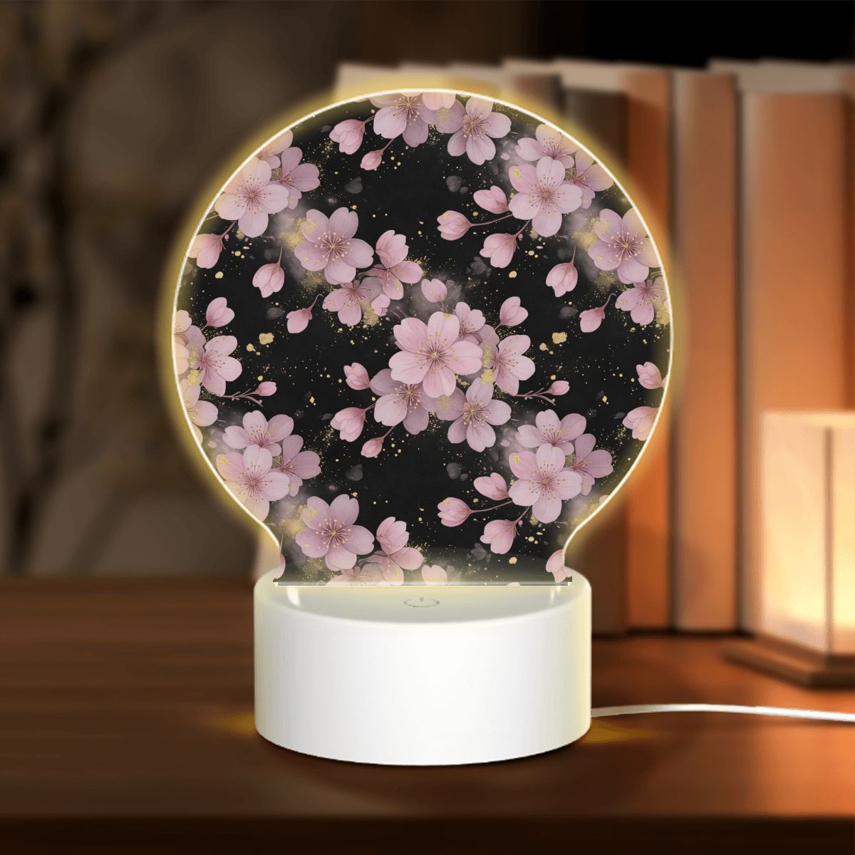 Round Acrylic Night Light 32sakuragestaaop