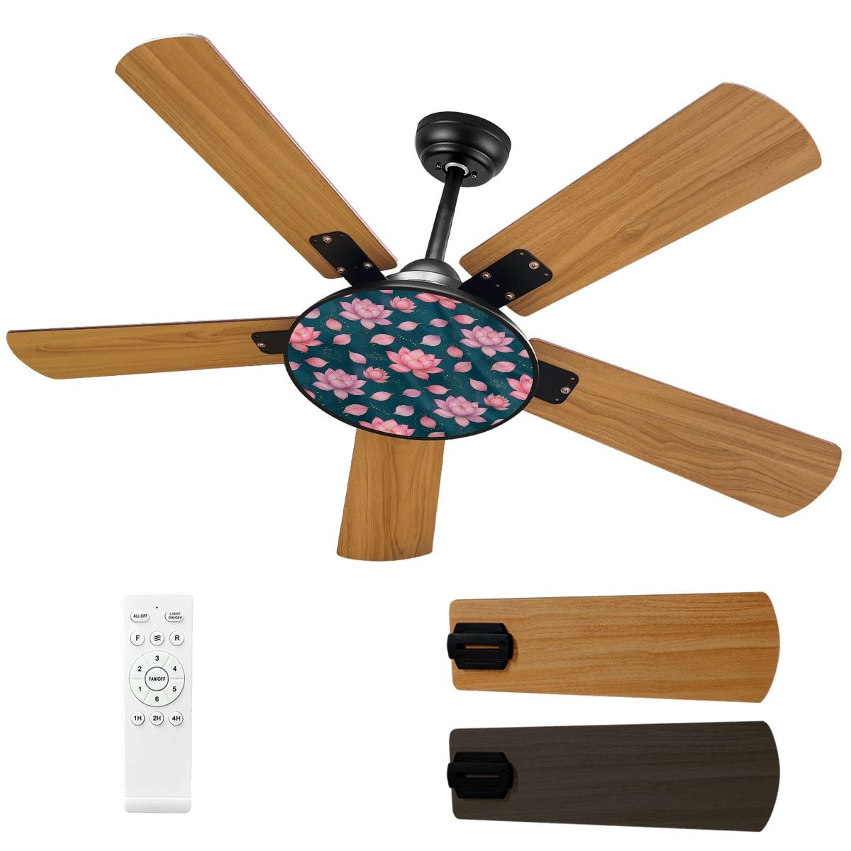 Ceiling Fan With Light 40lotosyv2aop