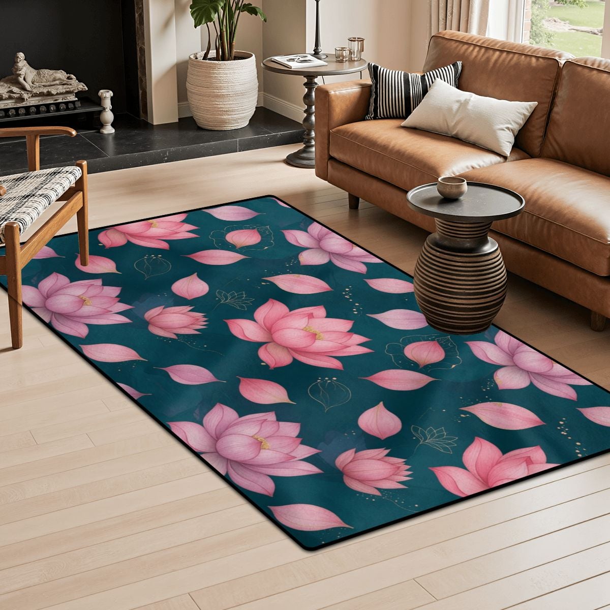 Area Rug Floor Carpet (5:3) 40lotosyv2aop