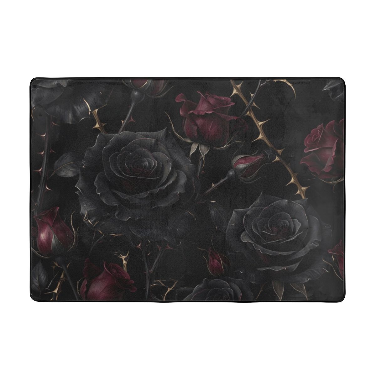 Noir Rose — Large area rug