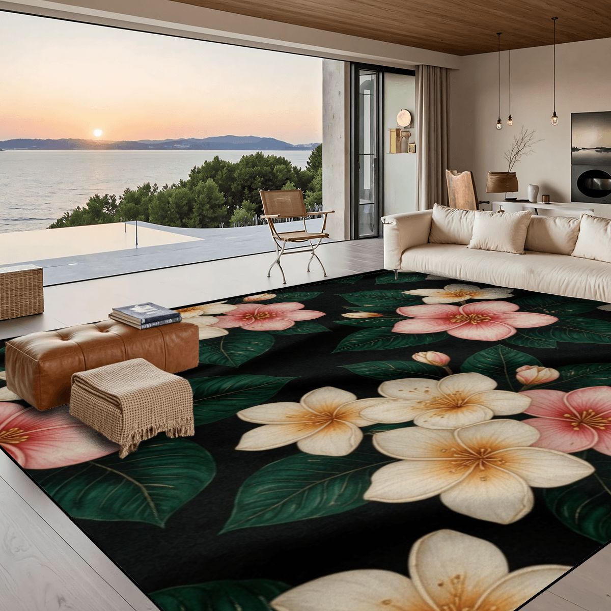 Plumeria — Large area rug