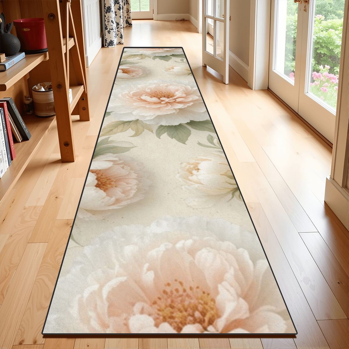 Runner Rug 24"x120" 11peoniebialaaop