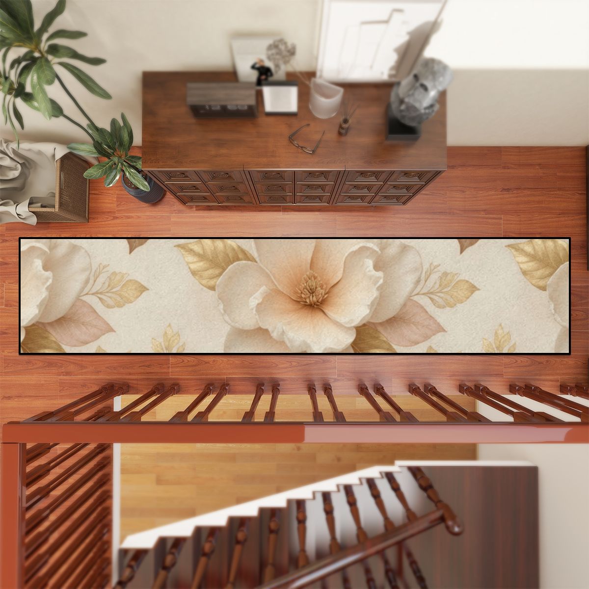 Magnolie Champagne — Runner rug