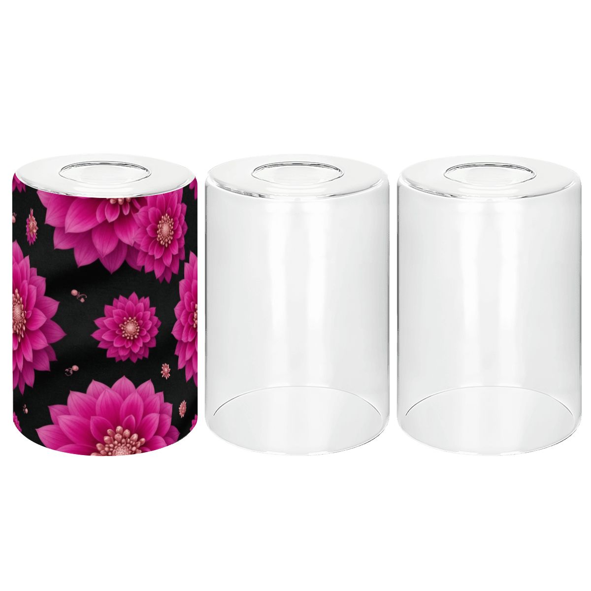 Cylindrical Glass Lampshade 3 pcs 31daliefuksjav2aop