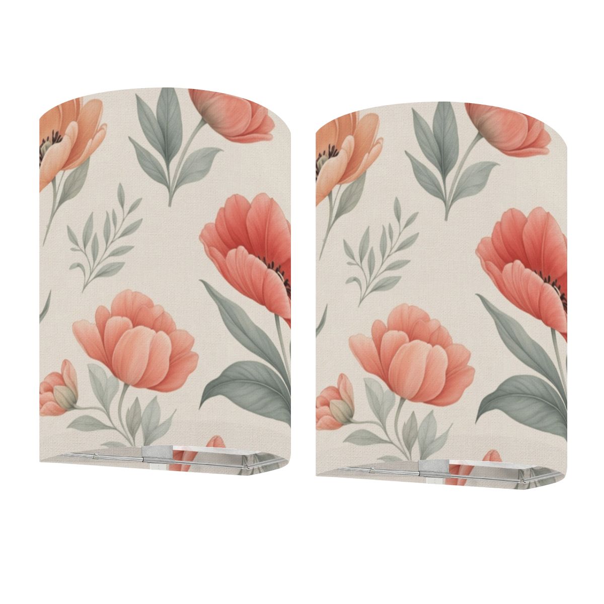 Wireless Wall Sconces Set of Two 14tulipanypeachaop