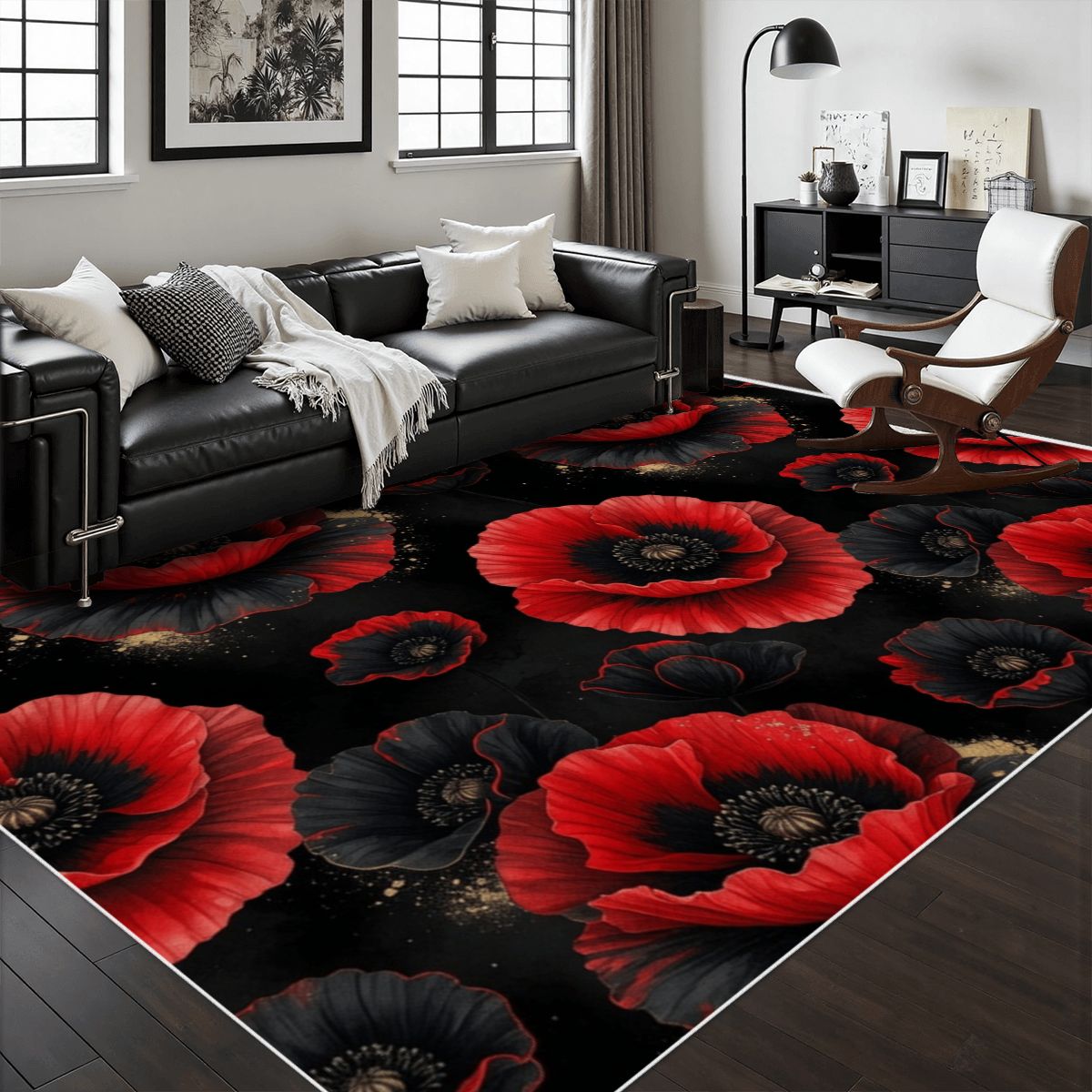 Area Rug with White Border 17makinoiraop