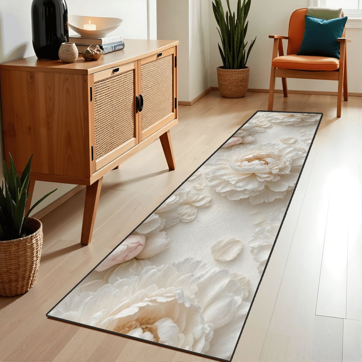 Runner Rug 24"x72" 36peoniebialav2aop