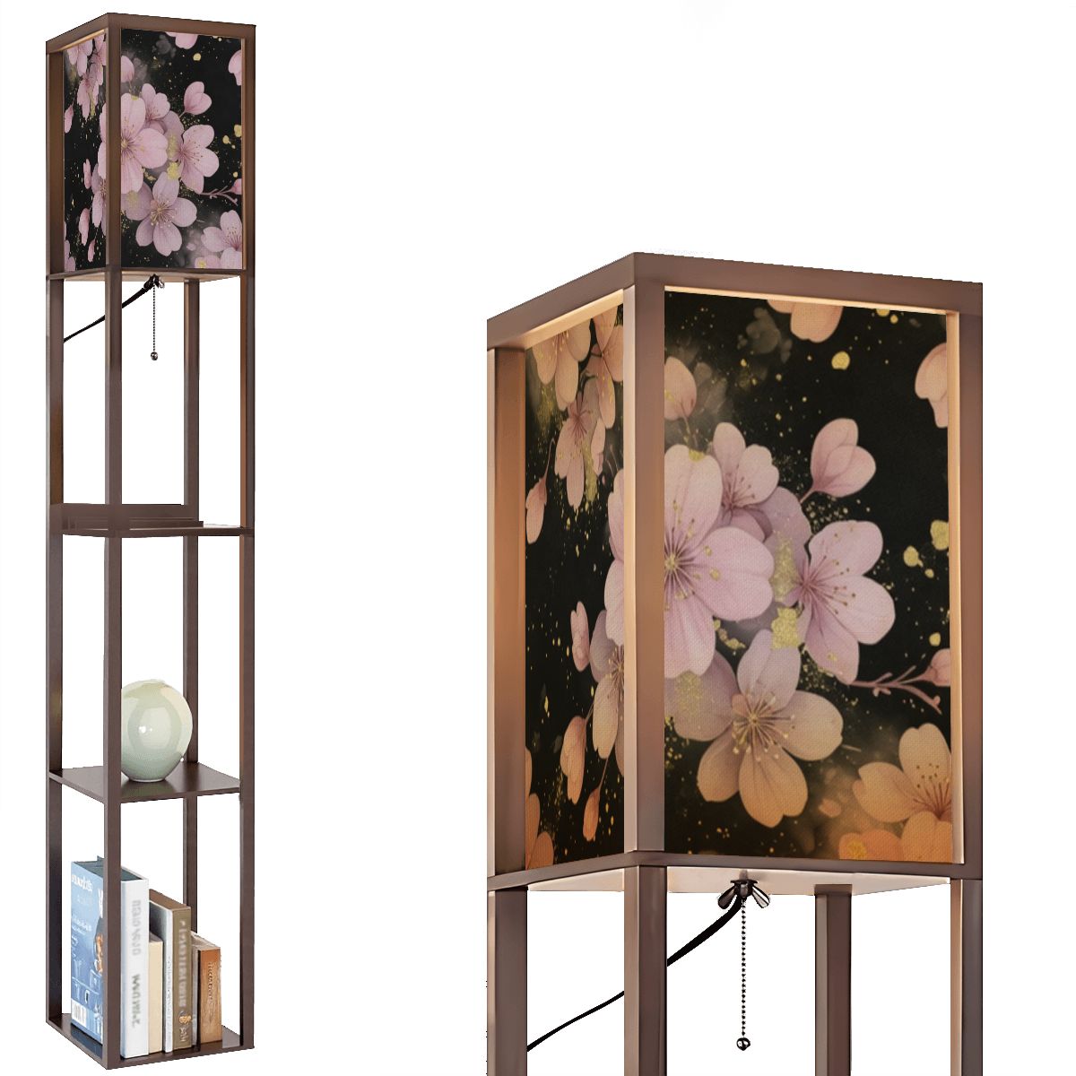 Sakura Gesta — Lampa podłogowa z półkami