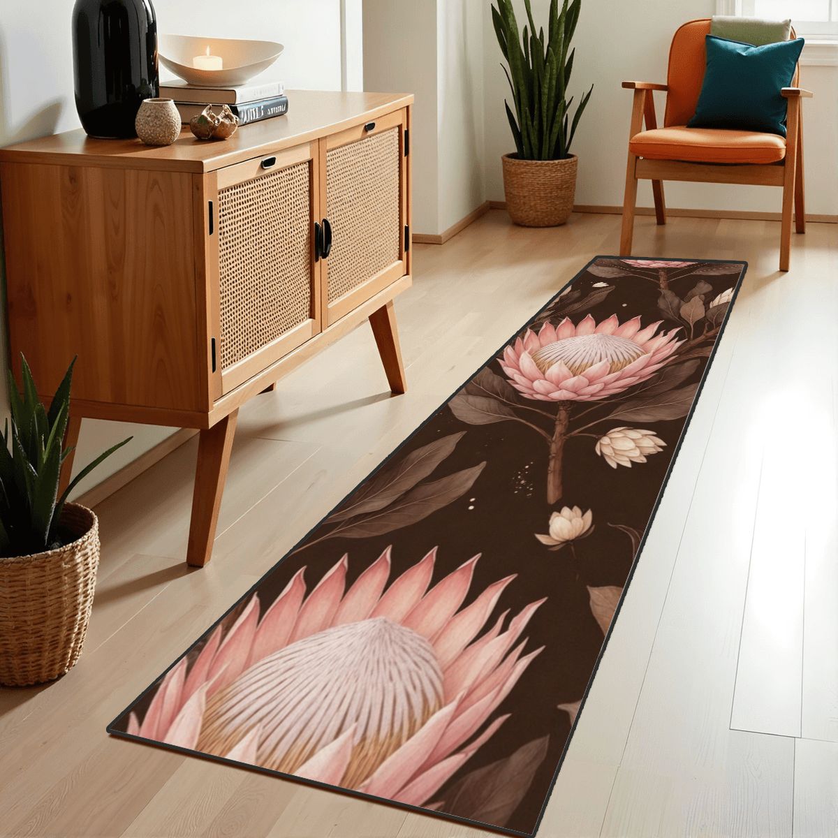 Protea Espresso — Runner rug