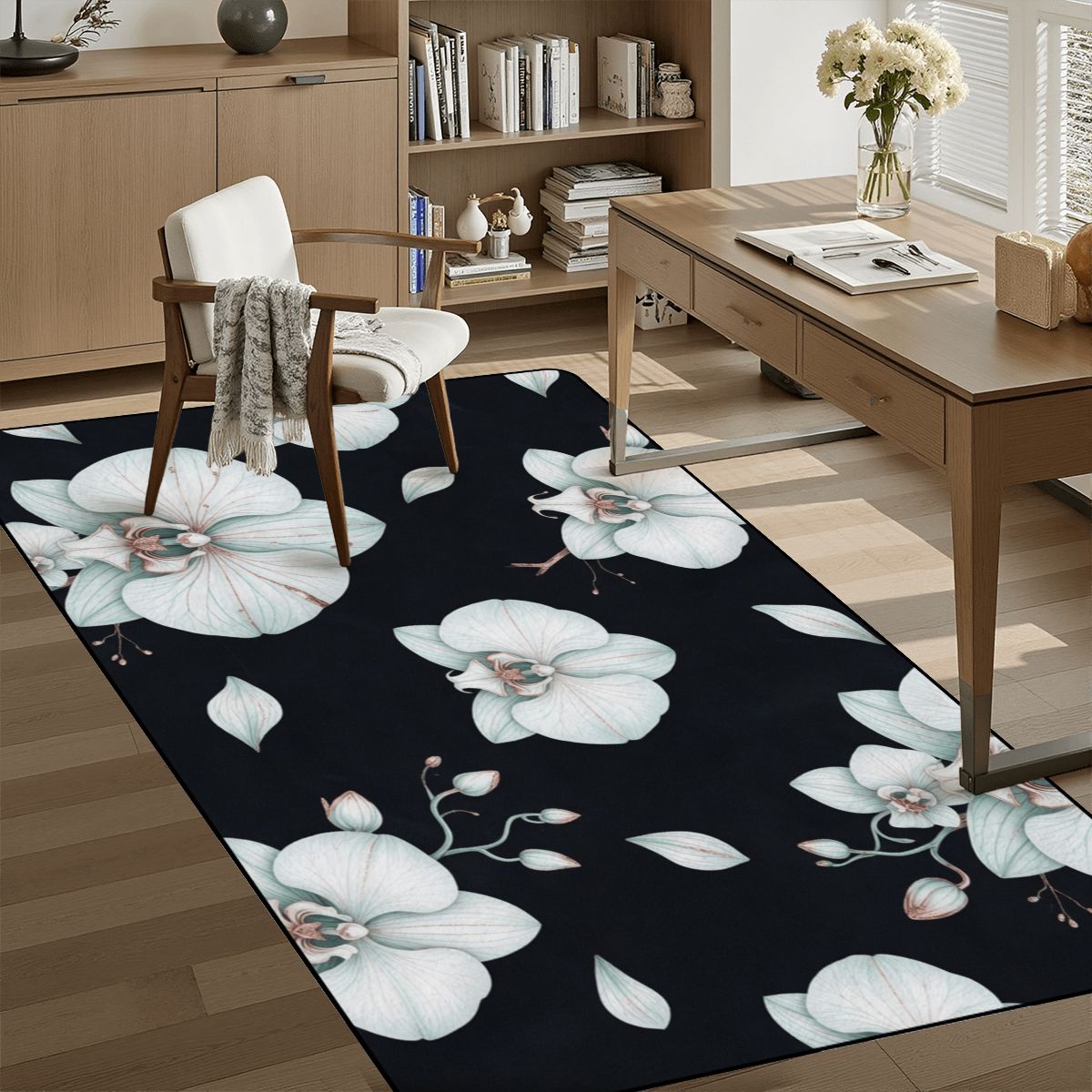 Orchidee Noc — Runner rug