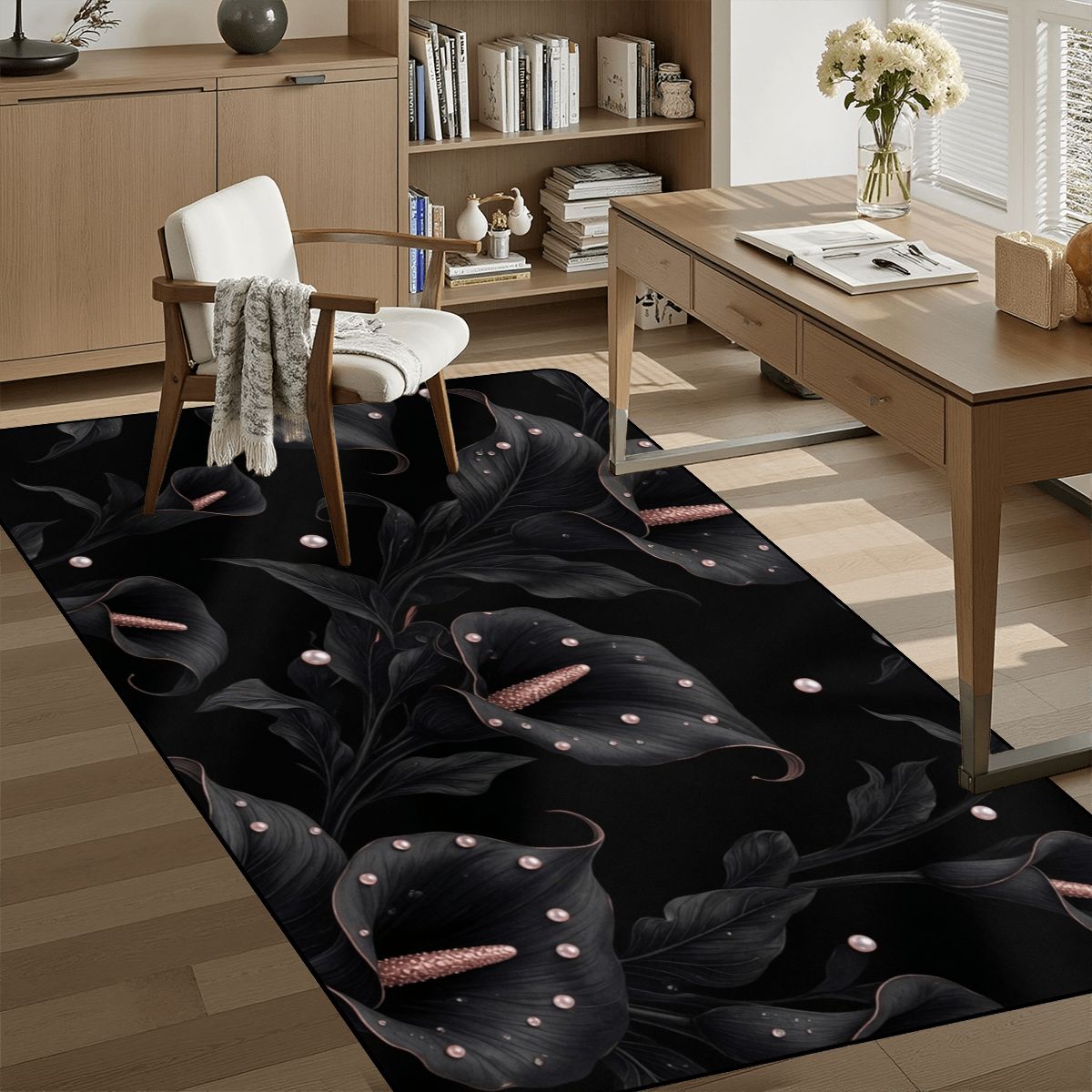 Kalie Noir — Runner rug