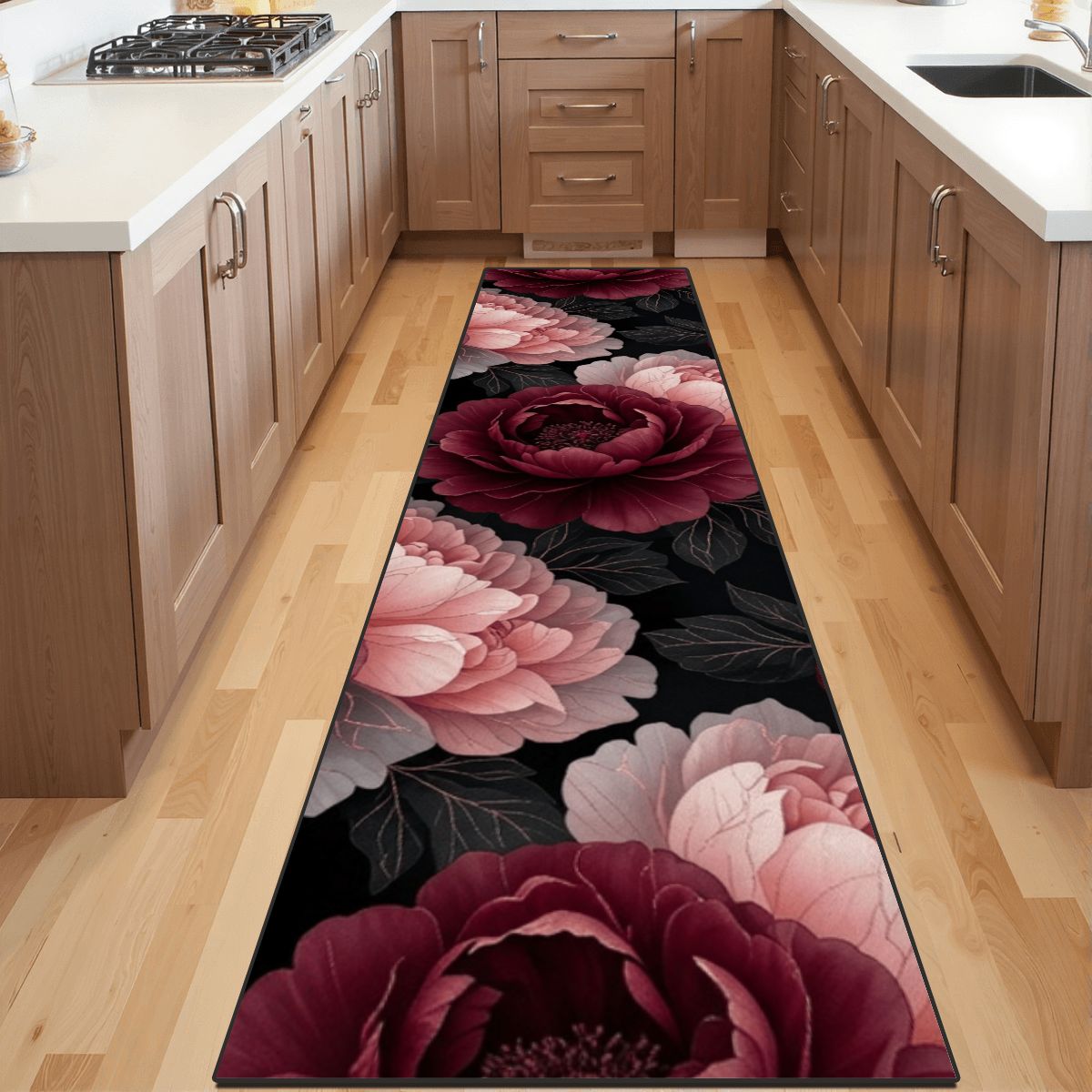 Peonie Garden — Runner rug
