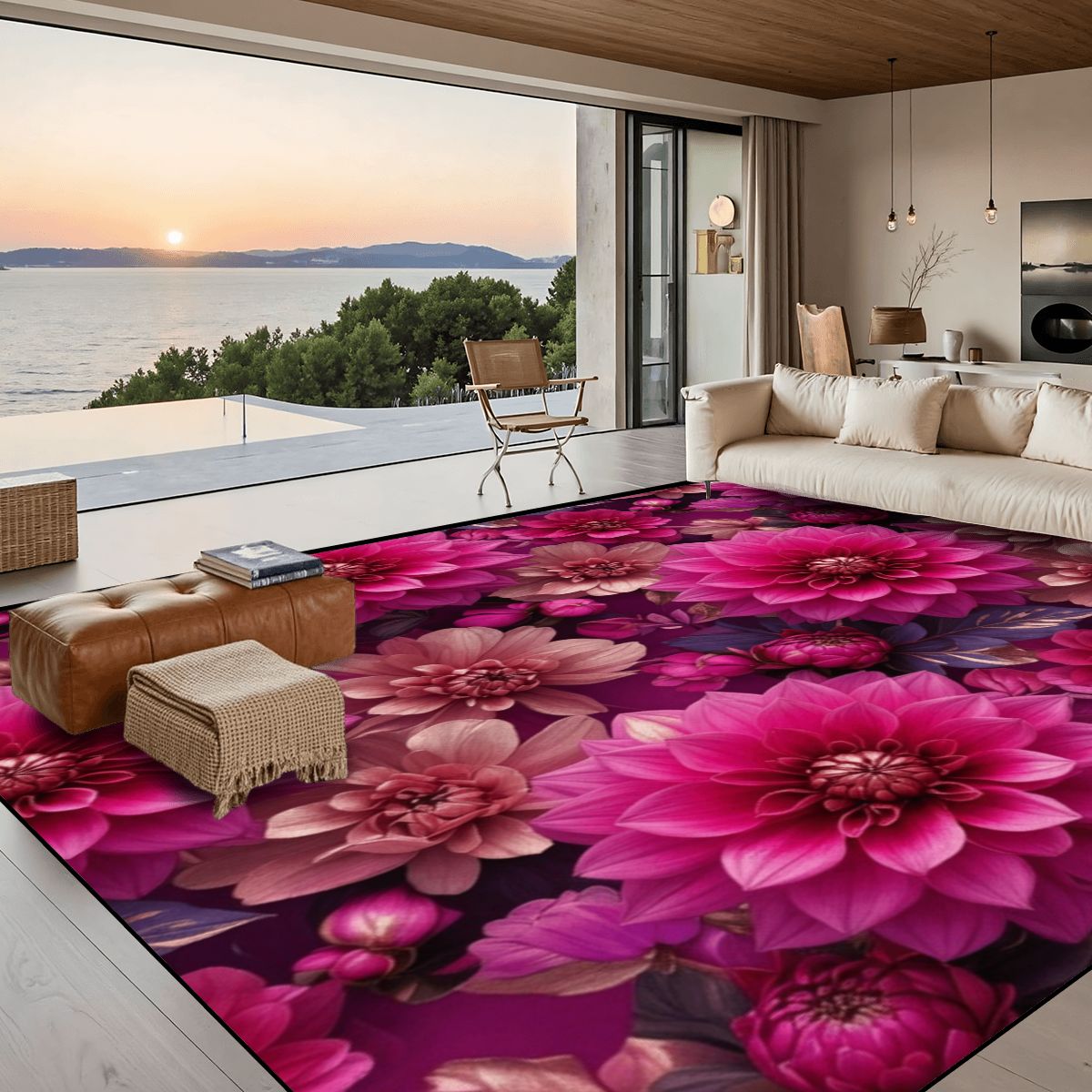 Large Area Rug Floor Carpet (5:4) 07daliefuksjaaop