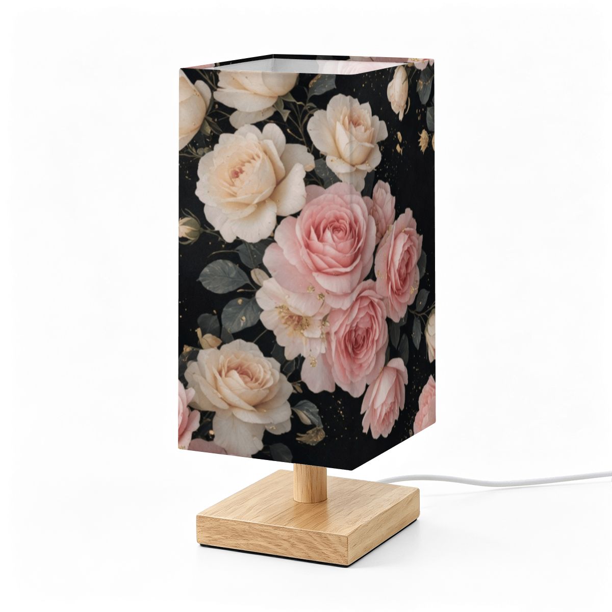 Roze Kaskada — Lampa stołowa kwadratowa