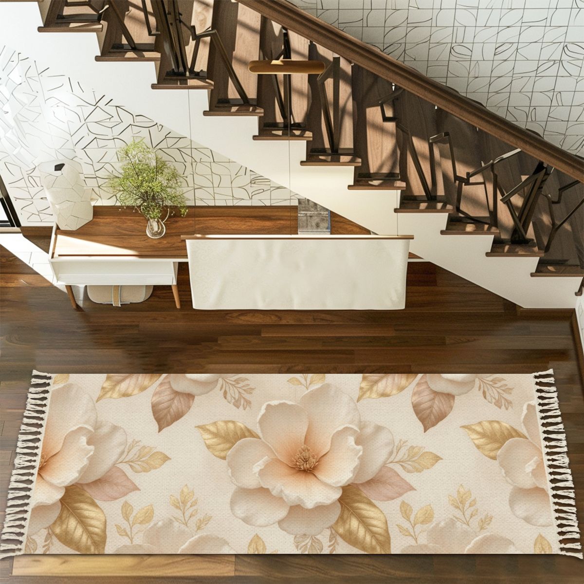 Magnolie Champagne — Runner rug