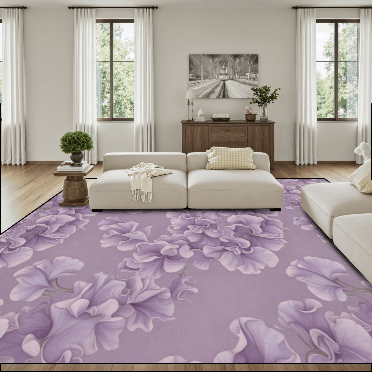 Large Area Rug Floor Carpet (4:3) 48groszekv2aop