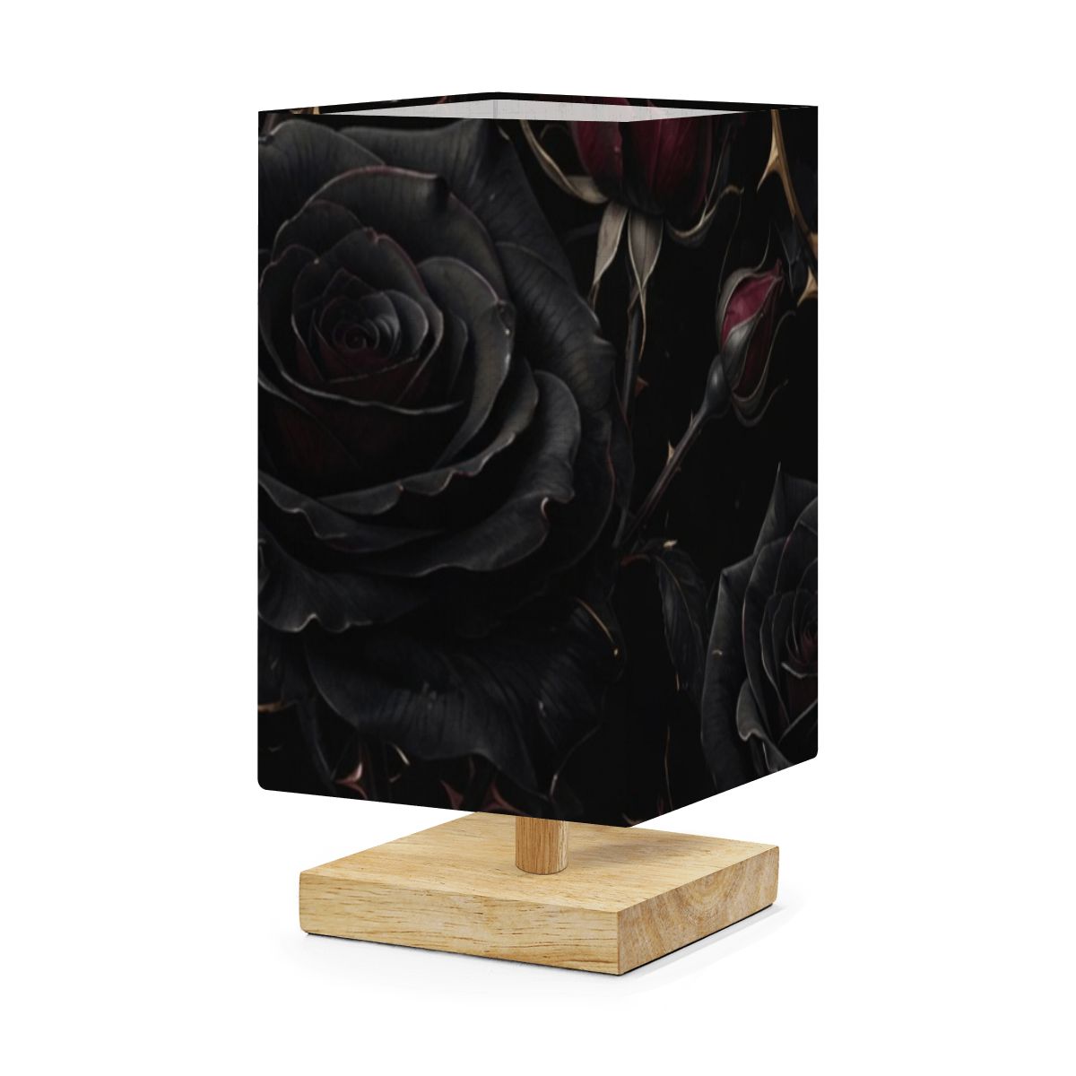 Noir Rose — Lampa stołowa kwadratowa