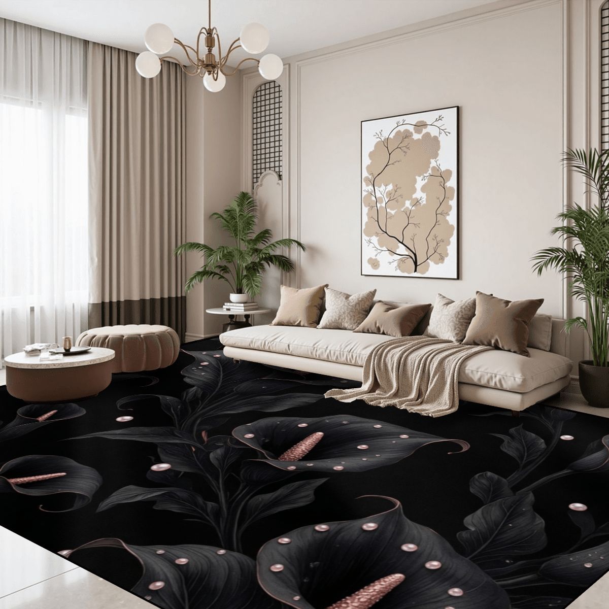 Kalie Noir — Large area rug
