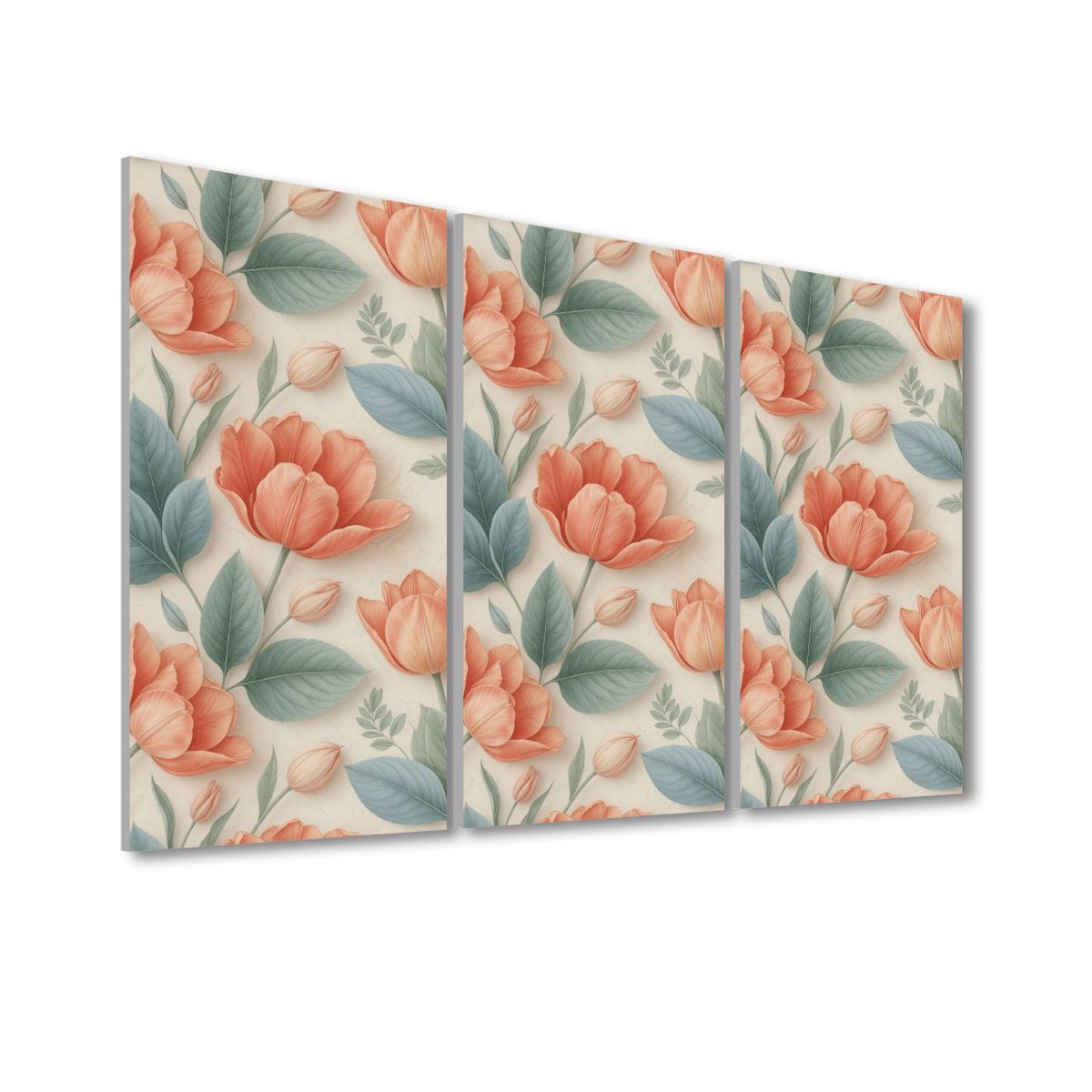 Tulipany — Acoustic panels, 3 pcs