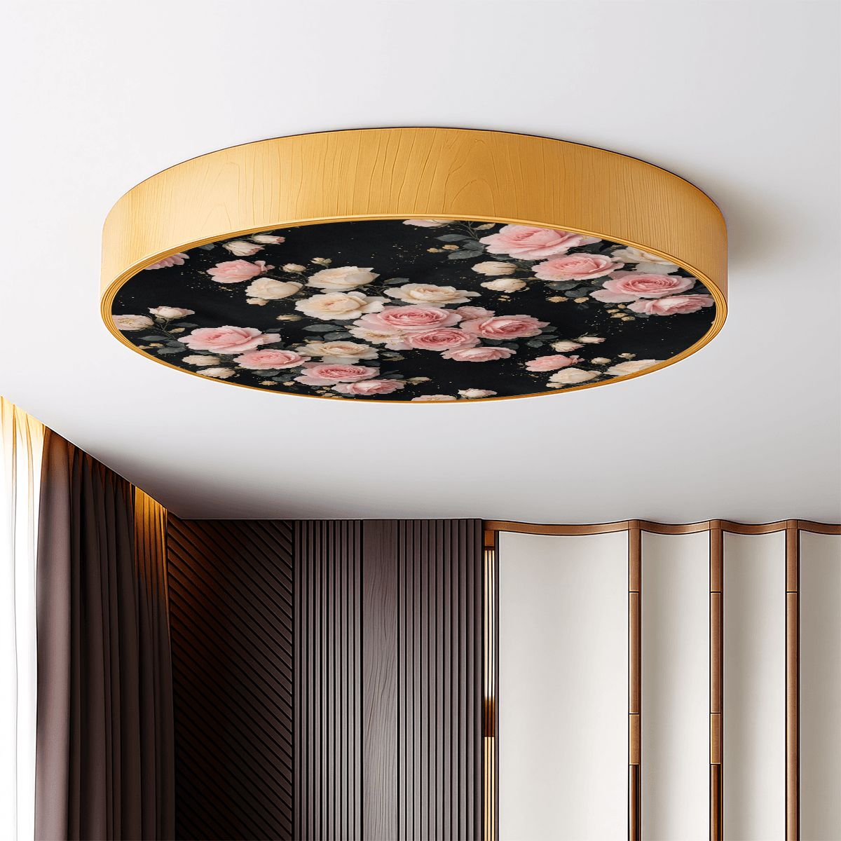 Flush Mount Ceiling Light 27rozekaskadaaop