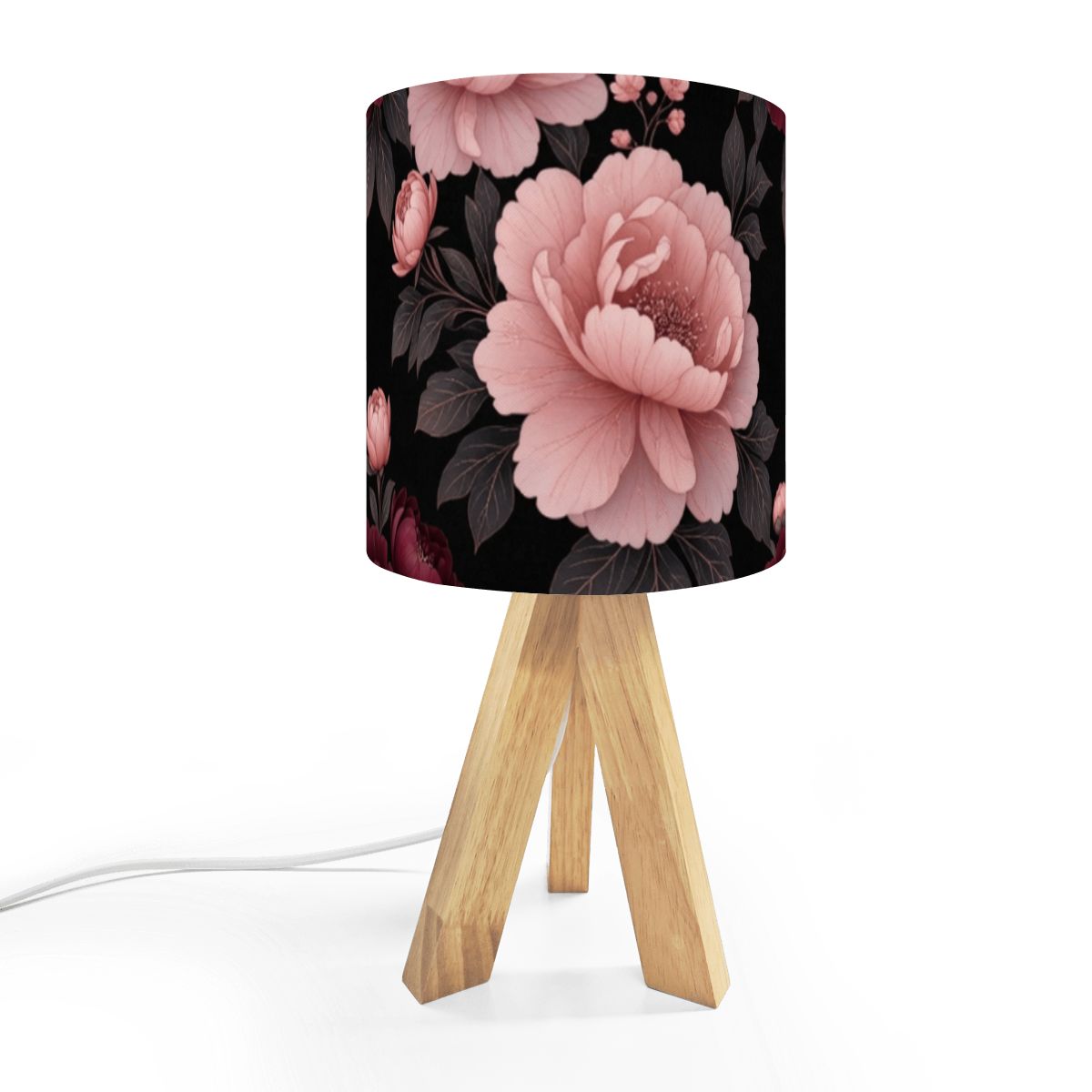 Peonie Garden — Lampa stołowa na trójnogu