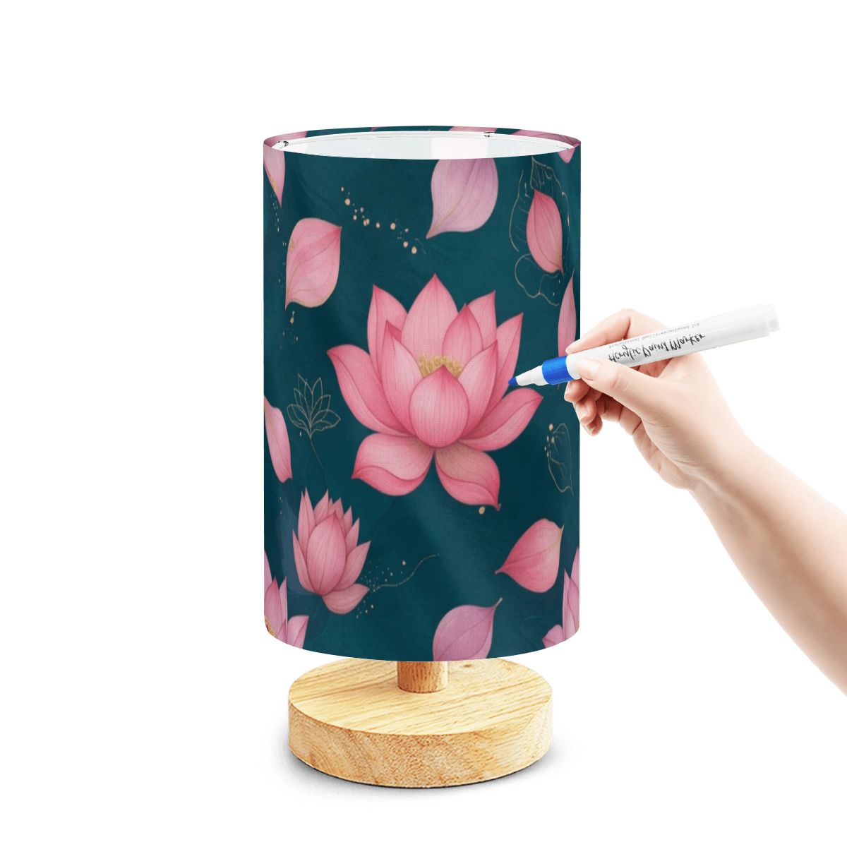 DIY Paintable Table Lamp (Made in USA) 40lotosyv2aop