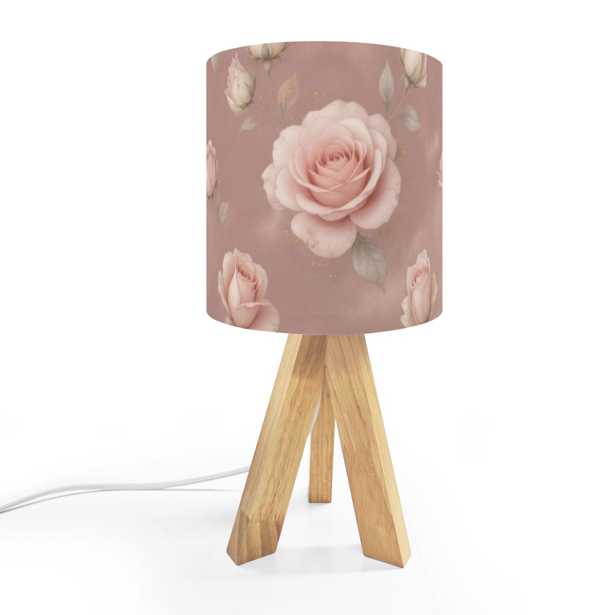 Roze Blush — Lampa stołowa na trójnogu