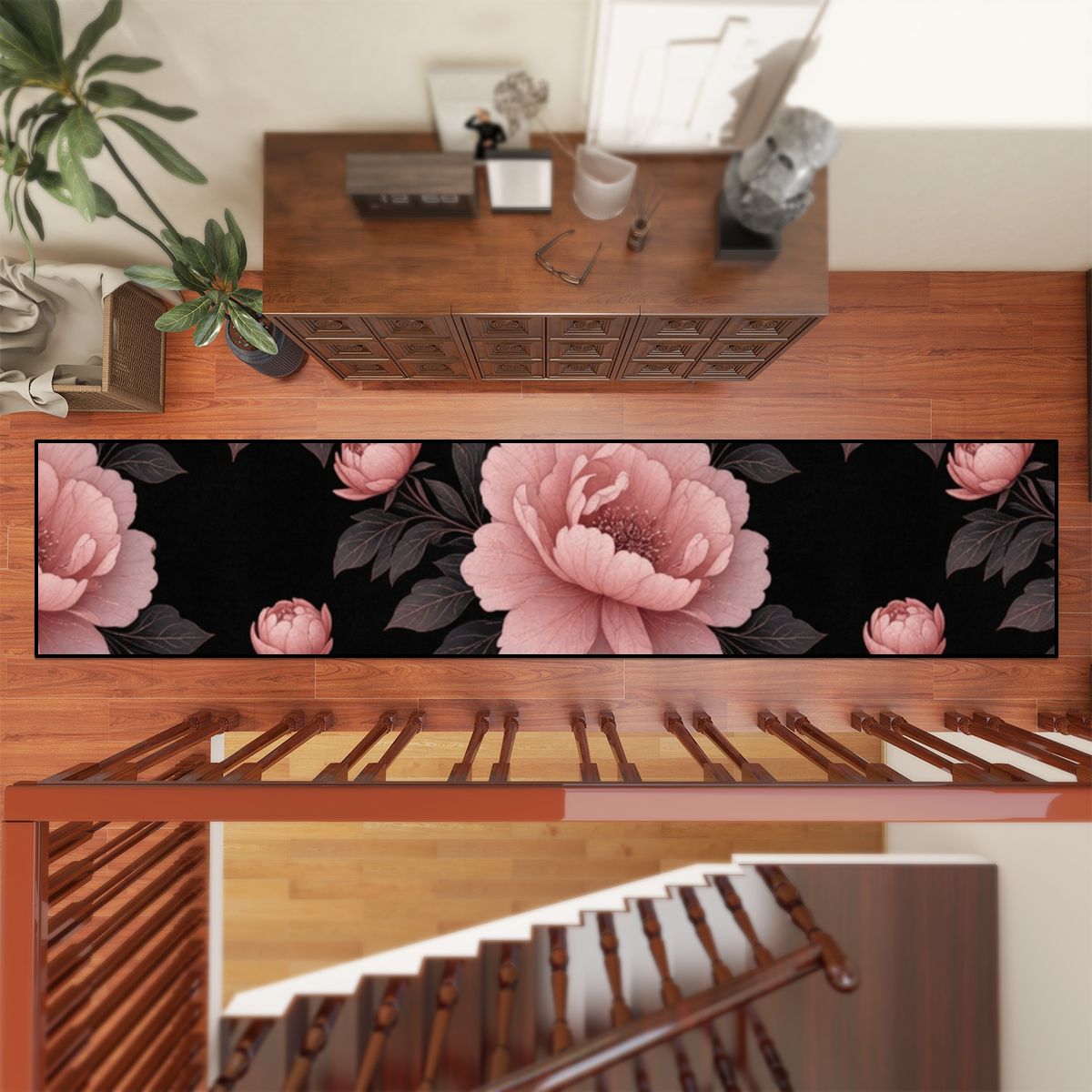 Peonie Garden — Runner rug