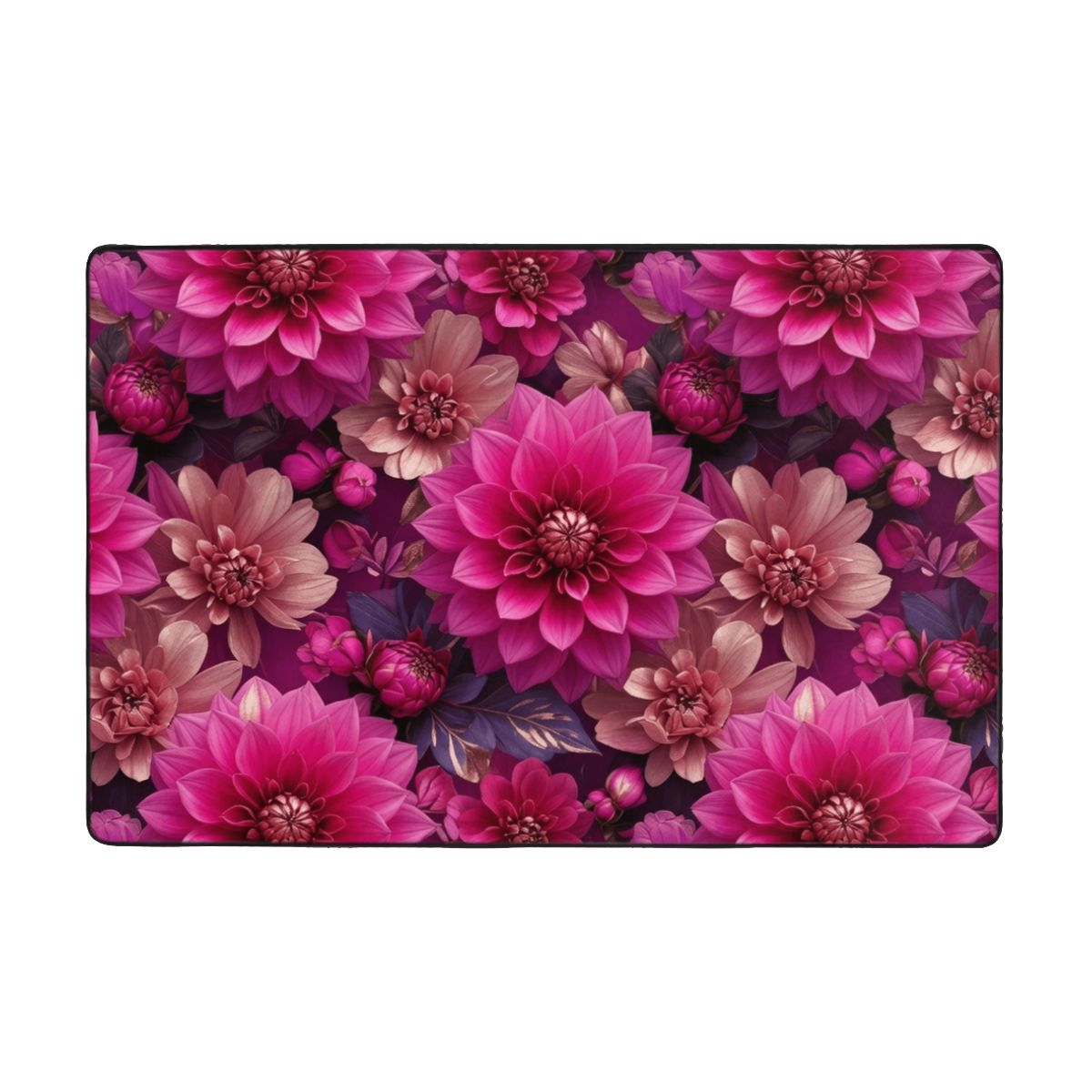 Dalie Fuksja — Non-slip rug